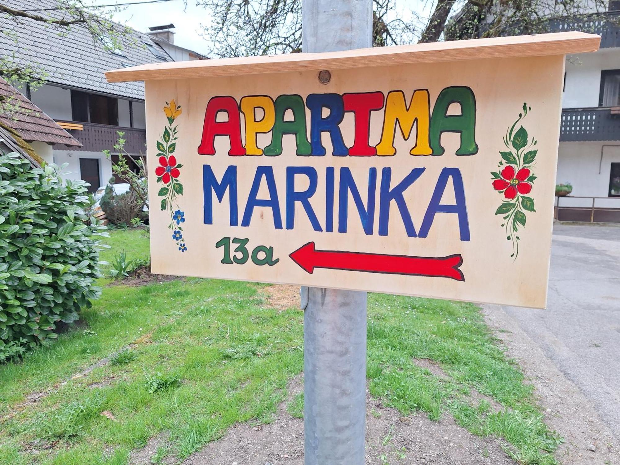 Apartmaji Marinka Hodnik Bohinj Zewnętrze zdjęcie